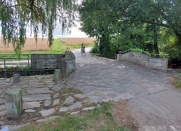 Apfelweinbrücke in der Steinbachaue